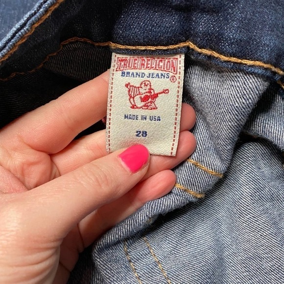 TRUE Religion Avery Straight Leg Jeans Size 28 - Picture 4 of 9